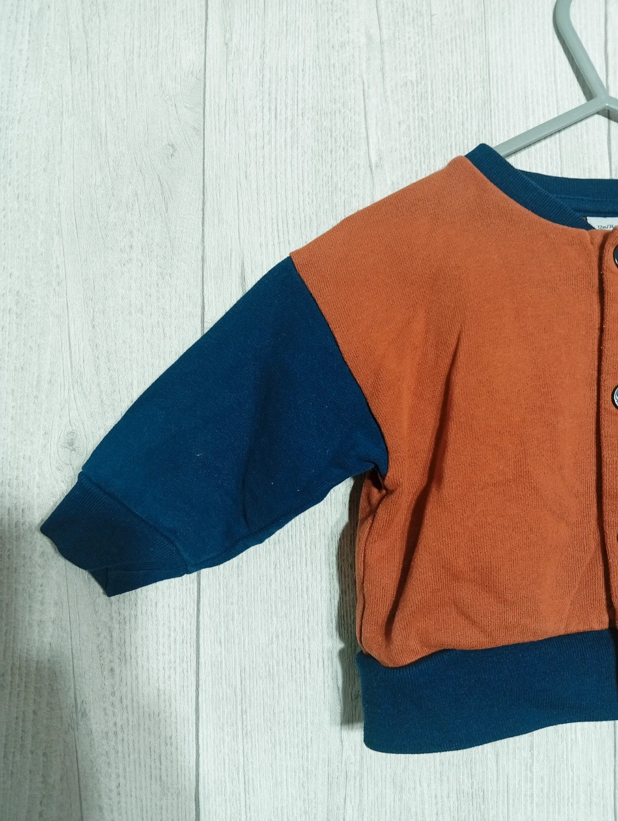 Gilet garçon-Taille 12 mois(74 cm)- petit bateau-couleur marron et marine – Petit Bateau – taille 9-12 mois / 74 cm 3