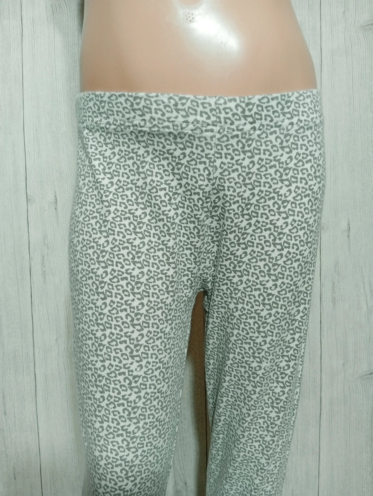 Leggins fille - Taille 12 ans (152 cm) - bilook- couleur blanc et gris – Bilook – taille 12 ans / 152 cm 2