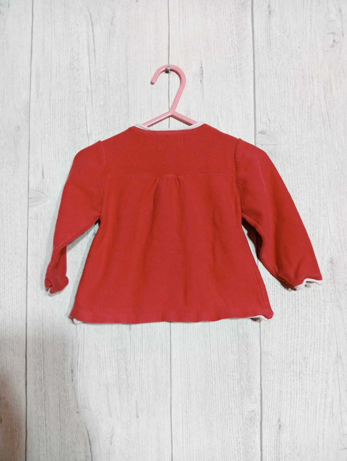 Gilet fille - taille 9 mois (71 cm) - sergent major - couleur rouge blanc – Sergent Major – taille 9-12 mois / 74 cm 5