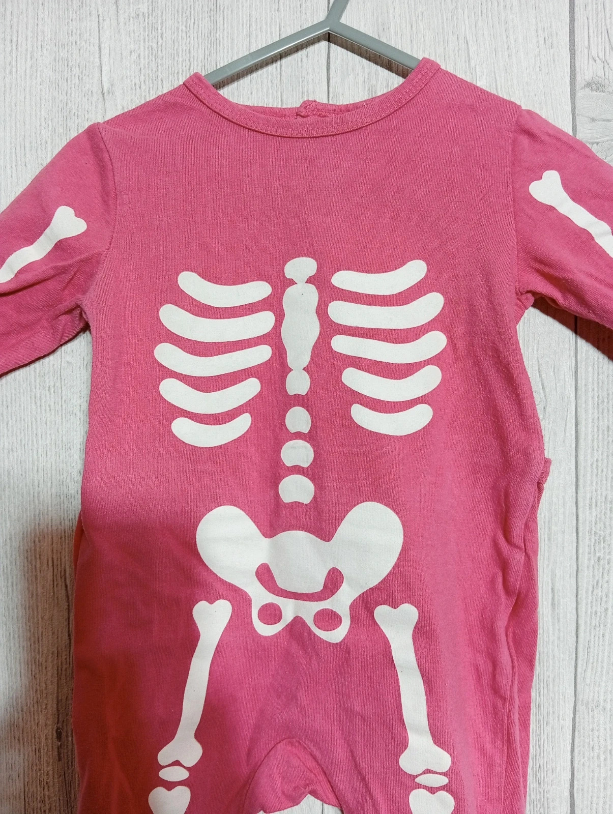 Pyjama fille- Taille 9mois (71 cm) - kiabi - couleur fushia et blanc – Kiabi – taille 9-12 mois / 74 cm 2