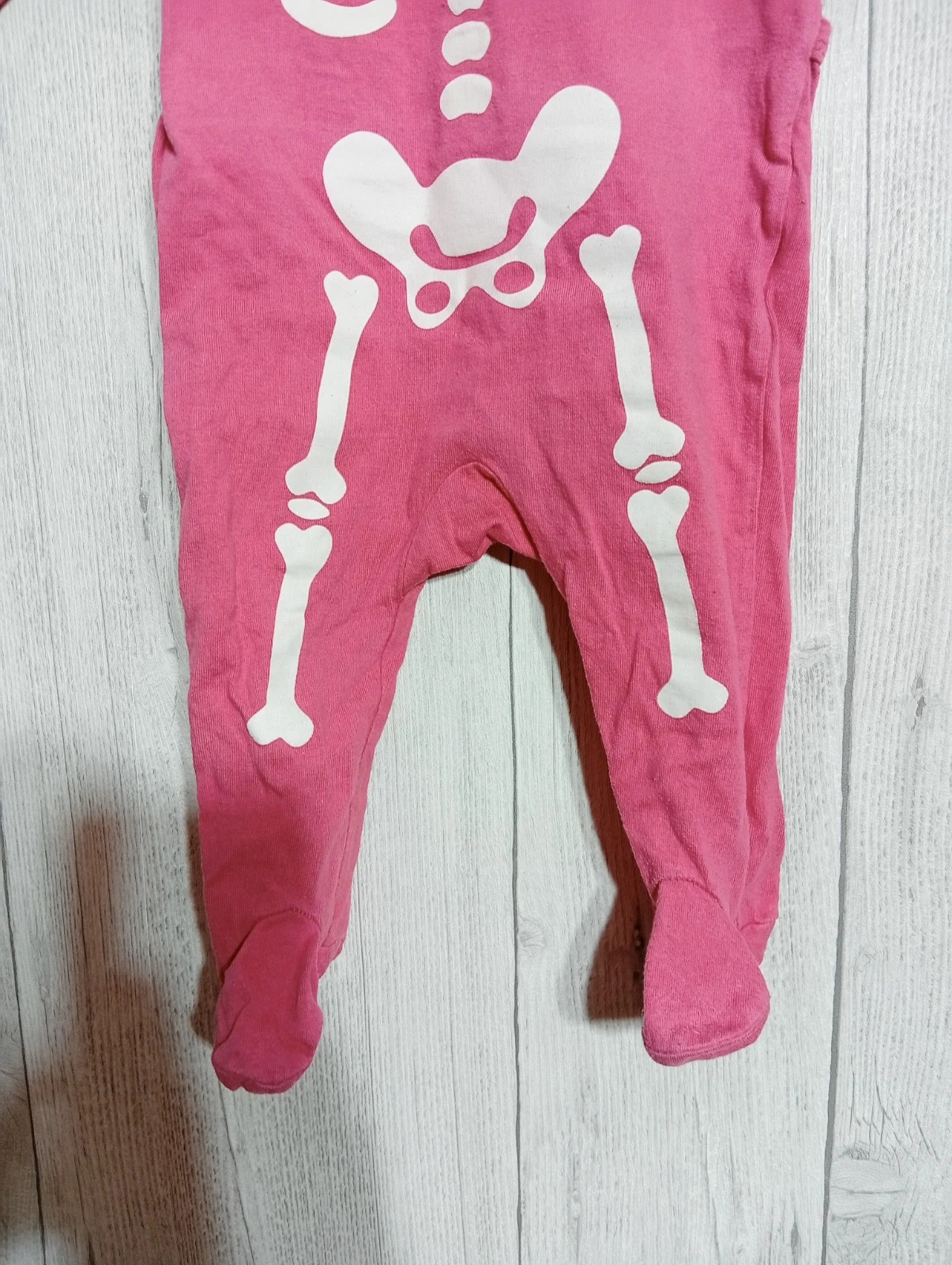 Pyjama fille- Taille 9mois (71 cm) - kiabi - couleur fushia et blanc – Kiabi – taille 9-12 mois / 74 cm 3