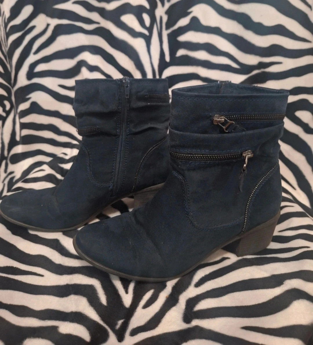 Bottines femme - graceland- taille 40- couleur bleu