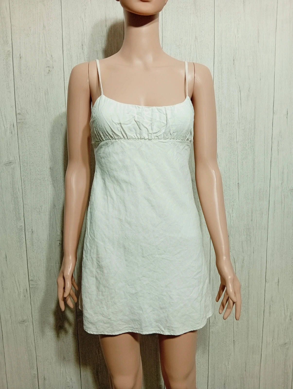 Robe courte femme -bershka- taille S/36-couleur blanc