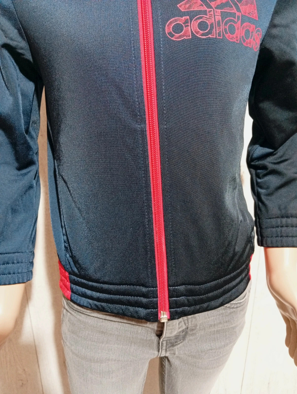 Gilet garcon - Taille 6 ans - adidas - couleur marine et rouge – adidas – taille 6 ans / 116 cm 3