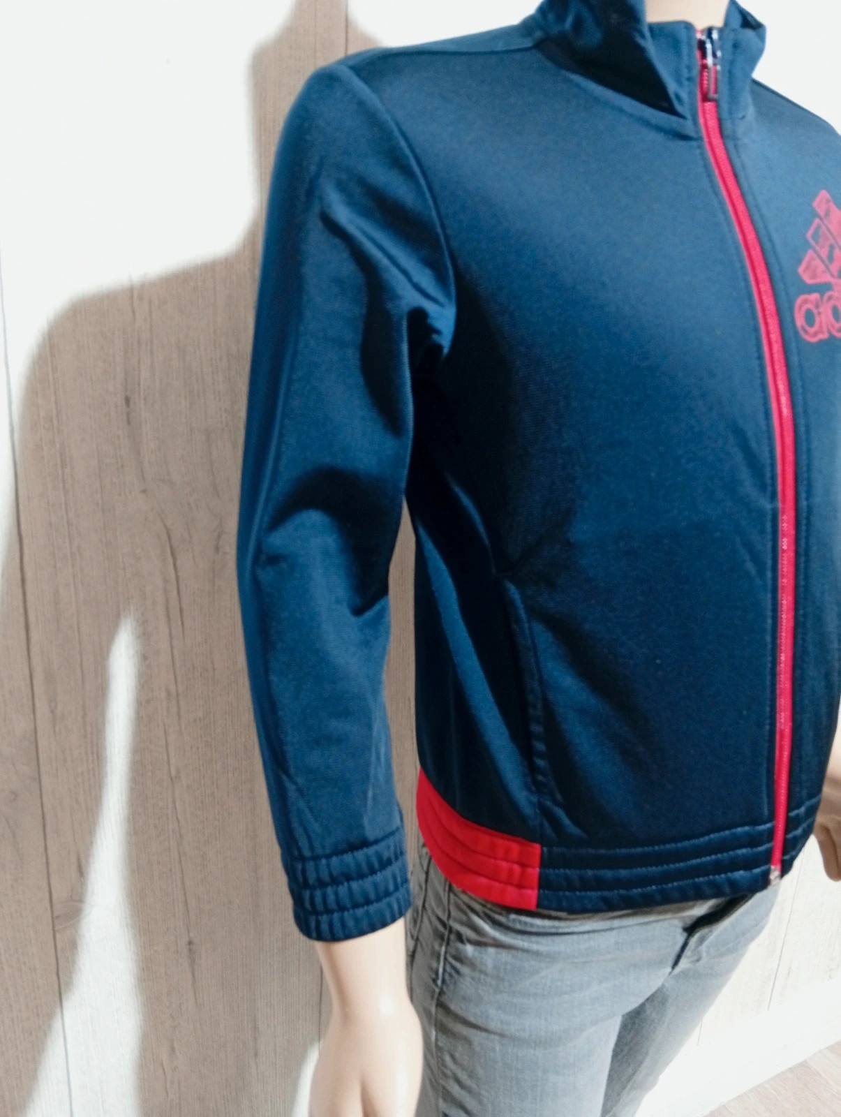 Gilet garcon - Taille 6 ans - adidas - couleur marine et rouge – adidas – taille 6 ans / 116 cm 4