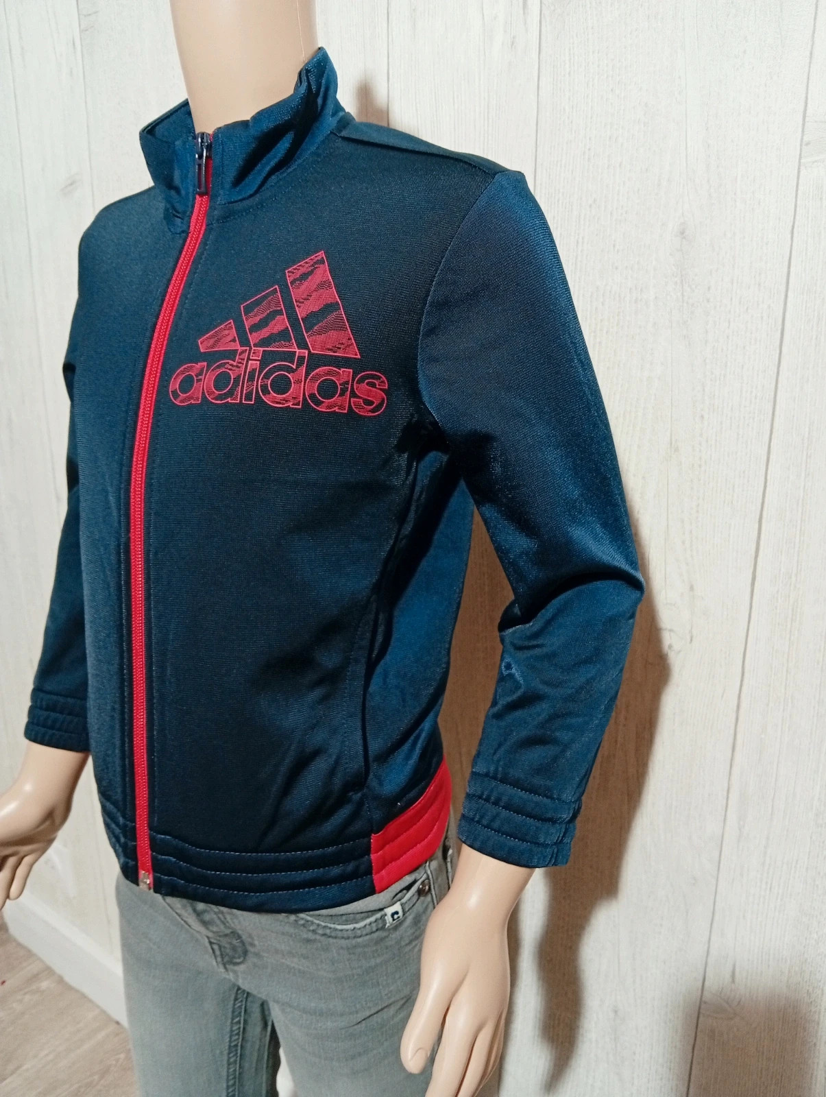 Gilet garcon - Taille 6 ans - adidas - couleur marine et rouge – adidas – taille 6 ans / 116 cm 5