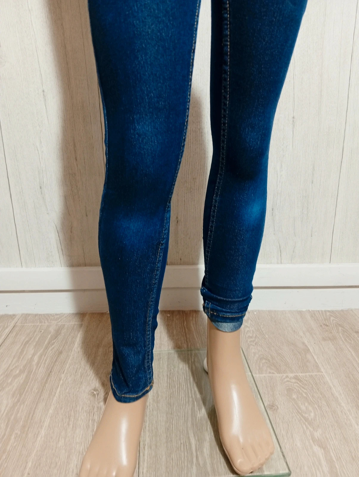Jeans skinny - taille 8 ans (128/131 cm ) - kiabi denim- couleur marine – Kiabi – taille 8 ans / 128 cm 3