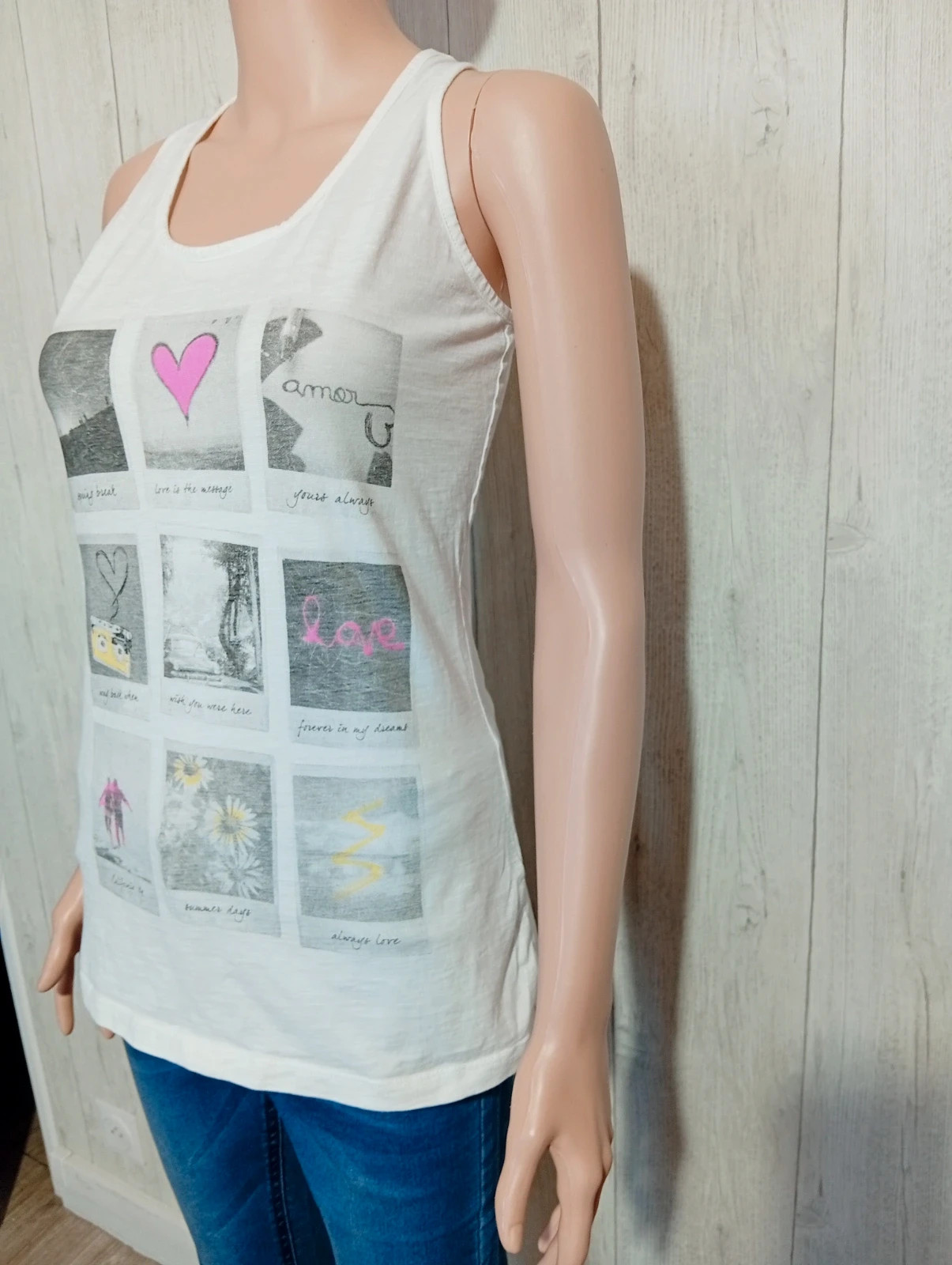 Débardeur femme - ici et maintenant - taille M/38 - de couleur blanc – ici et maintenant – taille M / 38 / 10 5