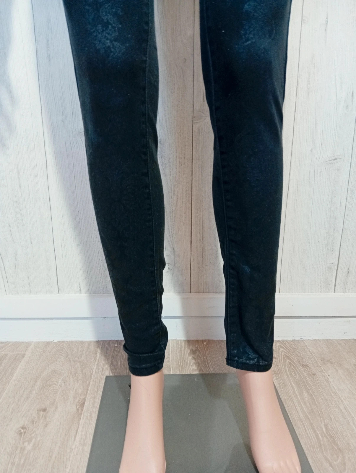 Jeans femme - Taille S/36 - fashion you- de couleur noir – FASHION YOU – taille S / 36 / 8 3