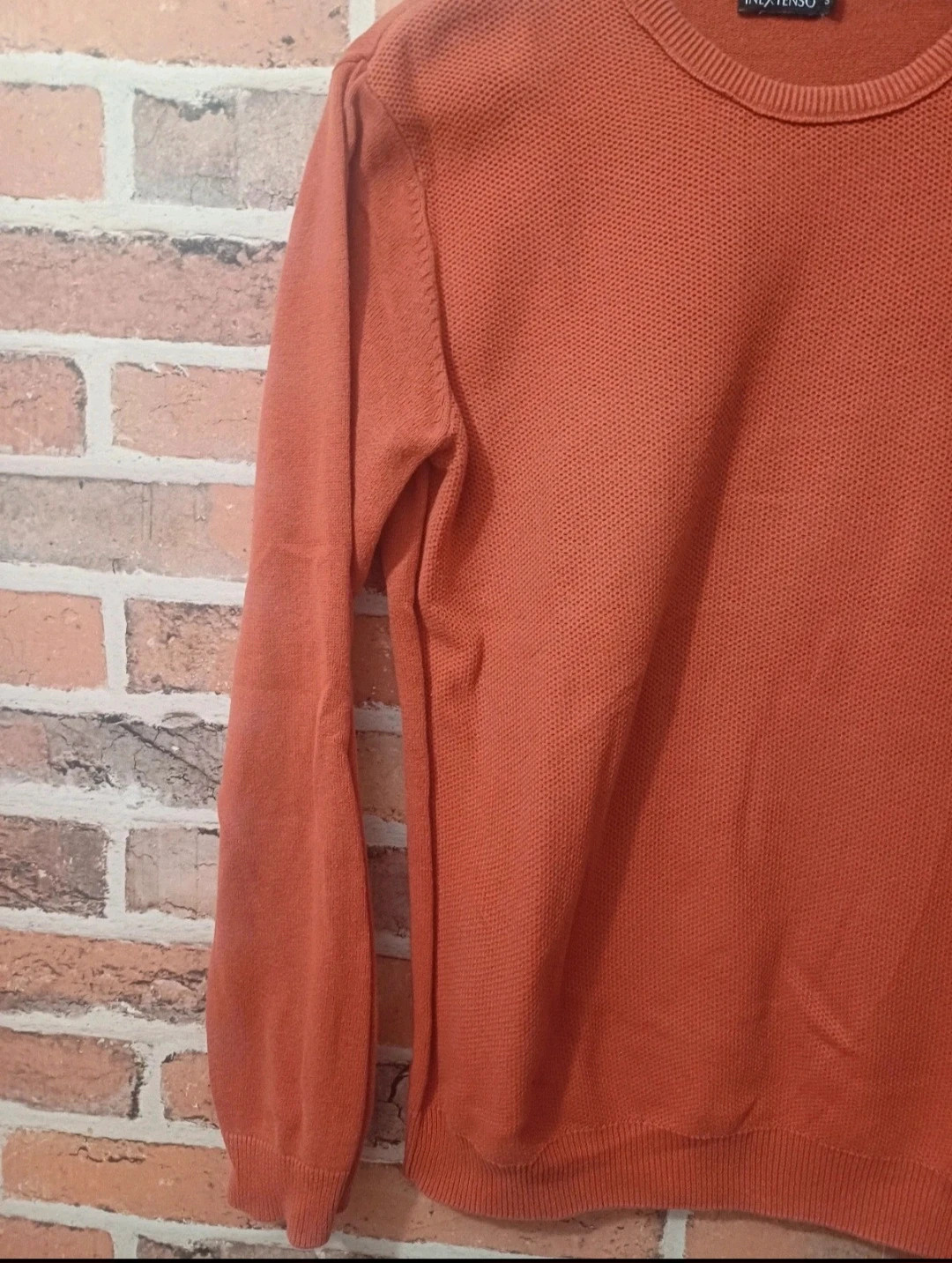Pull homme - Taille S/36 - in extenso - de couleur corail – In Extenso – taille S 5