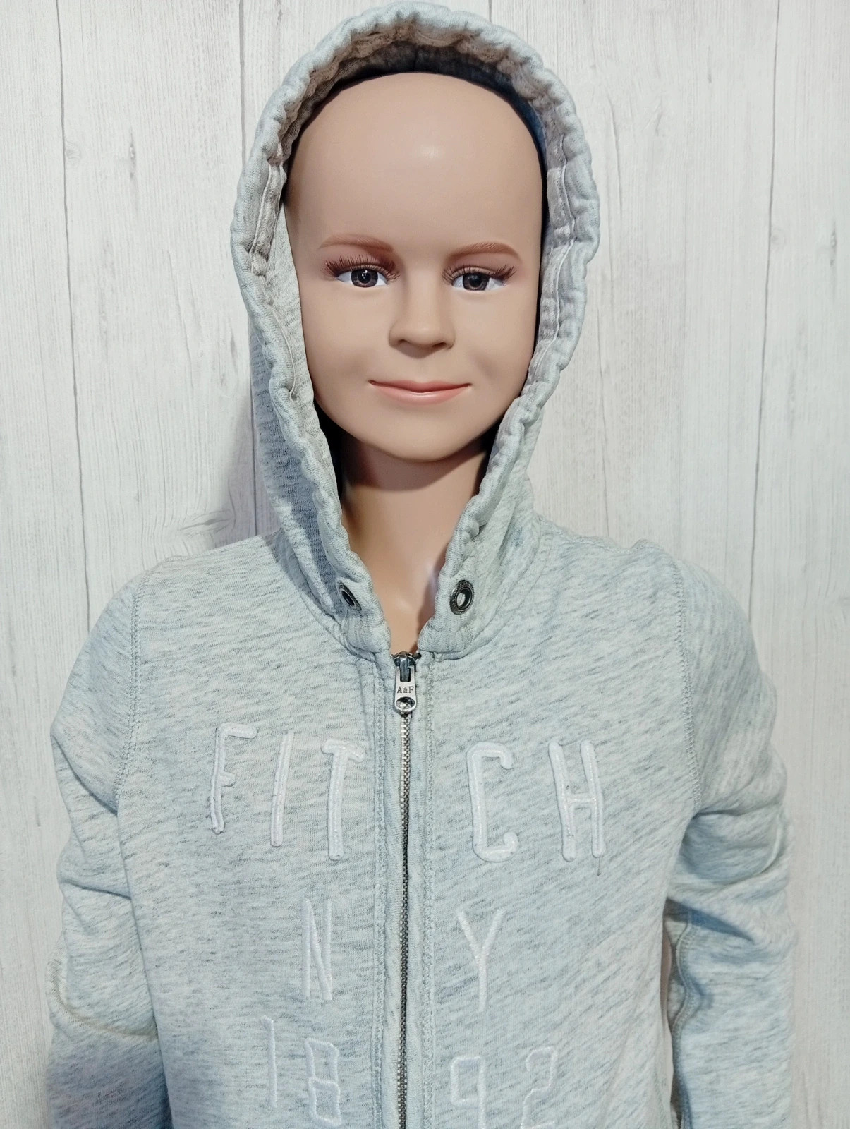 Gilet fille - taille XS - abercrombie & fitch- de couleur gris – Abercrombie & Fitch – taille XS 2