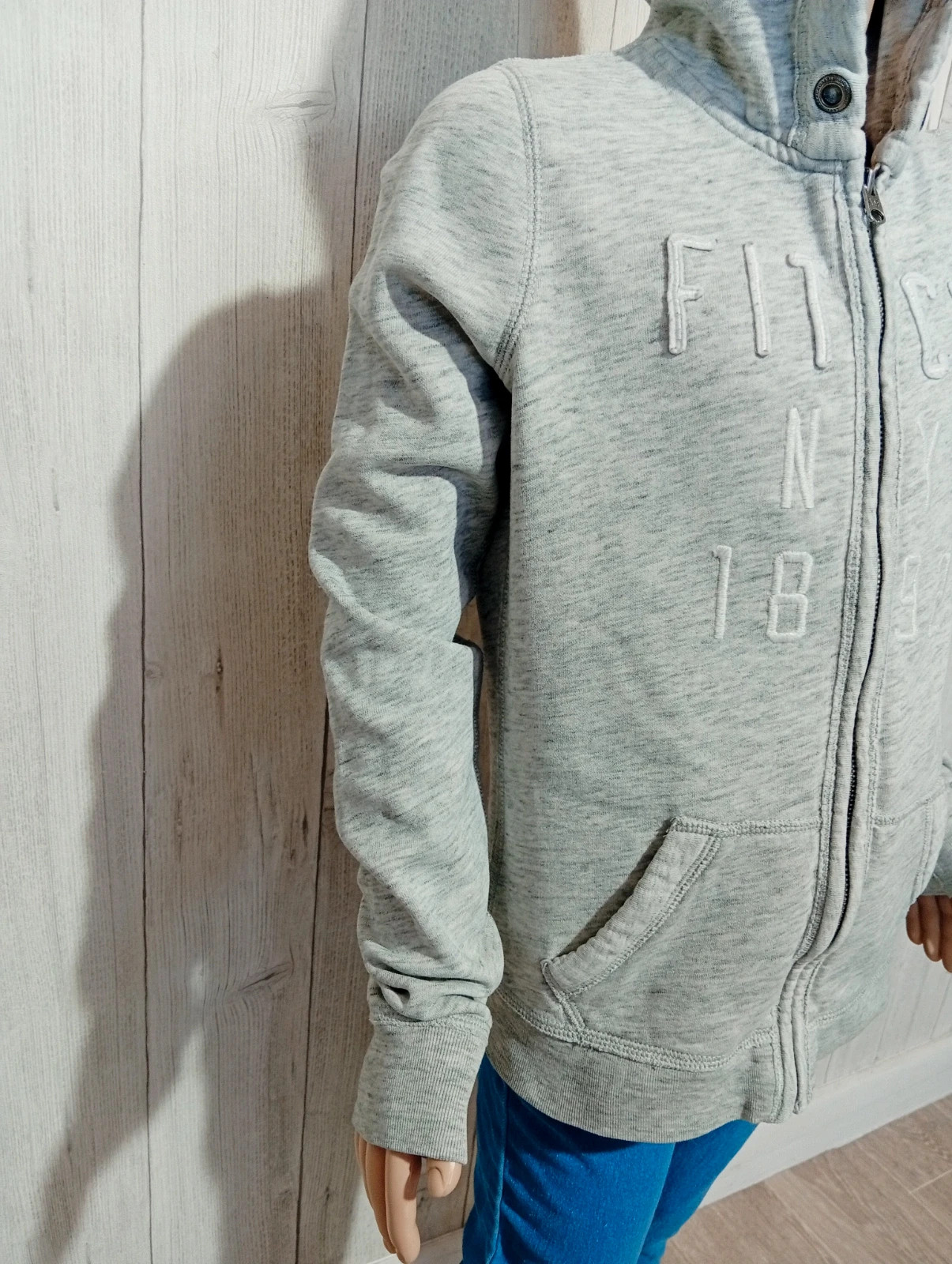 Gilet fille - taille XS - abercrombie & fitch- de couleur gris – Abercrombie & Fitch – taille XS 4
