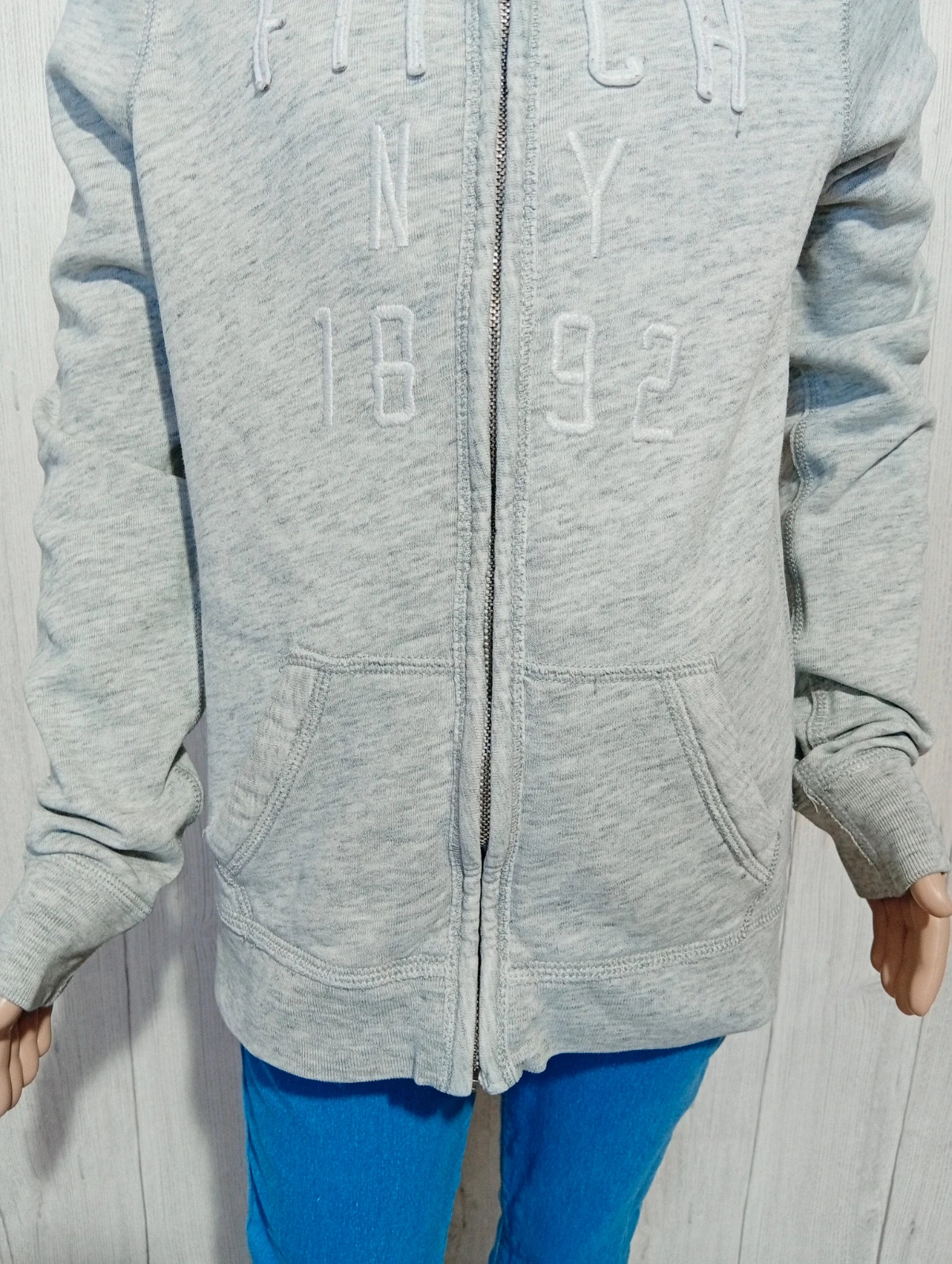 Gilet fille - taille XS - abercrombie & fitch- de couleur gris – Abercrombie & Fitch – taille XS 3