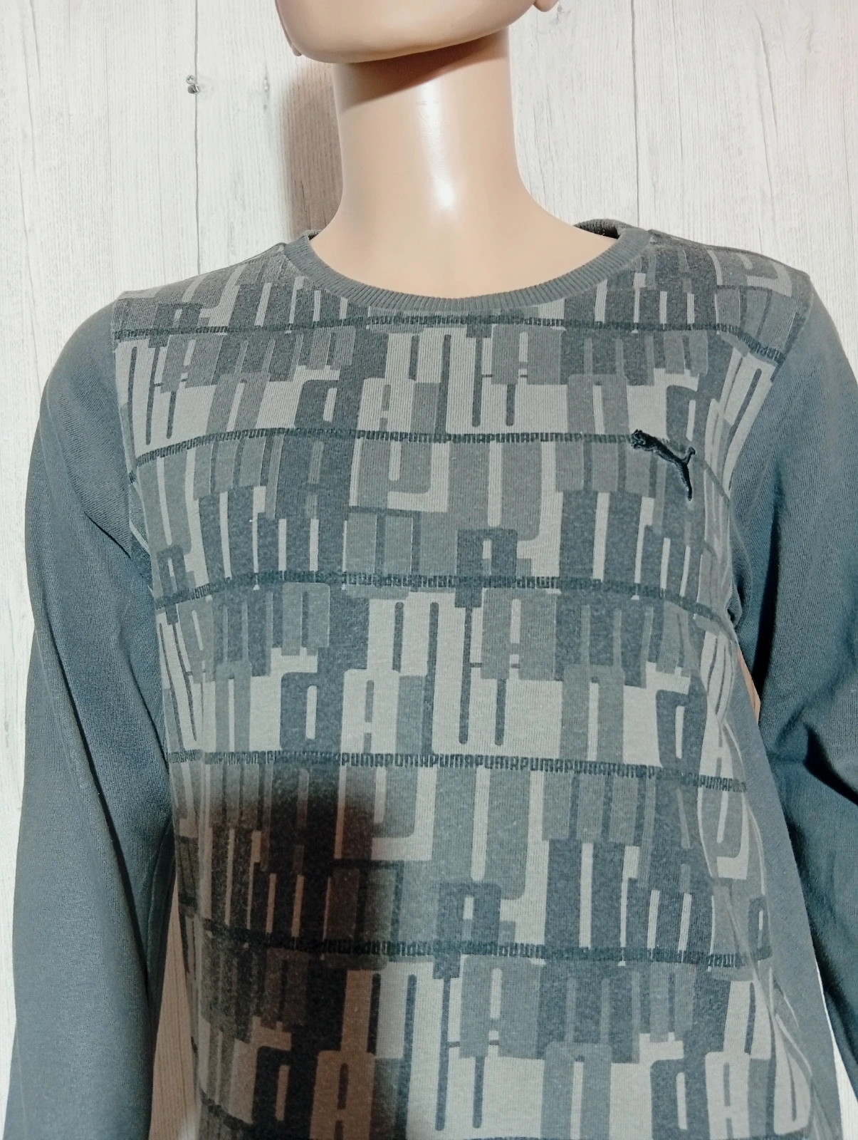 T-shirt manche longue garcon- puma- Taille 6 ans - de couleur gris – Puma – taille 6 ans / 116 cm 2