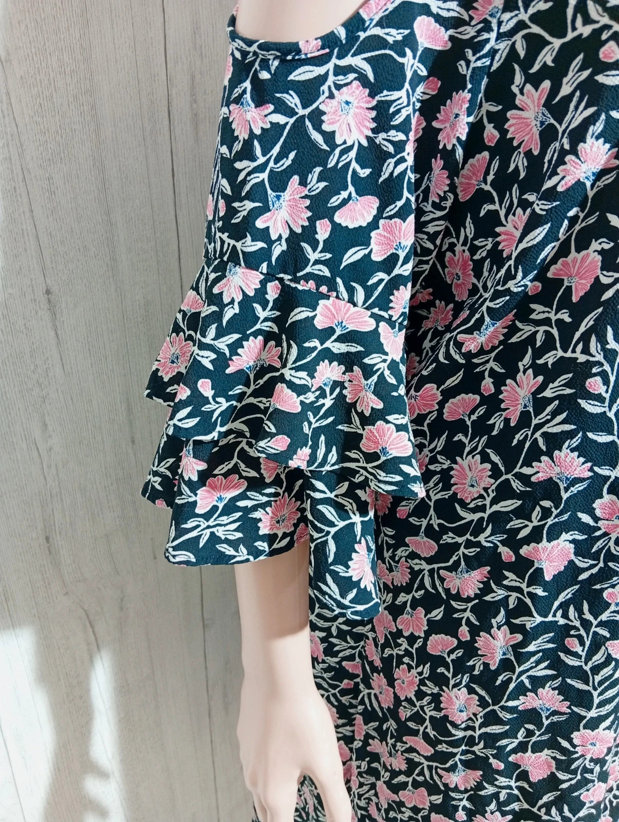 Robe femme - Taille M&S mode - taille 46 - de couleur noir ,blanc , rose – M&S Mode – taille XXXL / 46 / 18 5