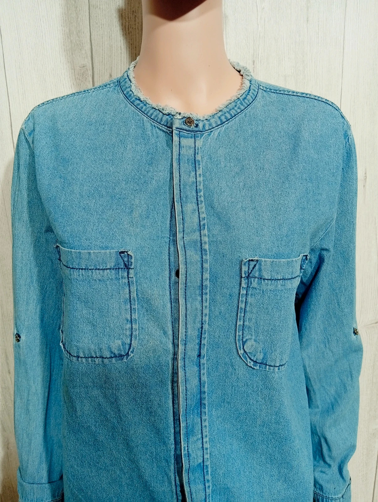 Chemise femme kiabi Taille L/40 de couleur bleu – Kiabi – taille L / 40 / 12 2