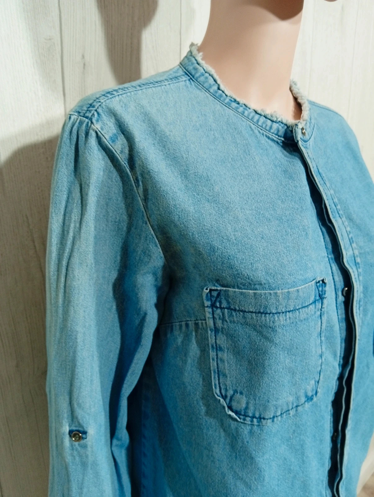 Chemise femme kiabi Taille L/40 de couleur bleu – Kiabi – taille L / 40 / 12 4