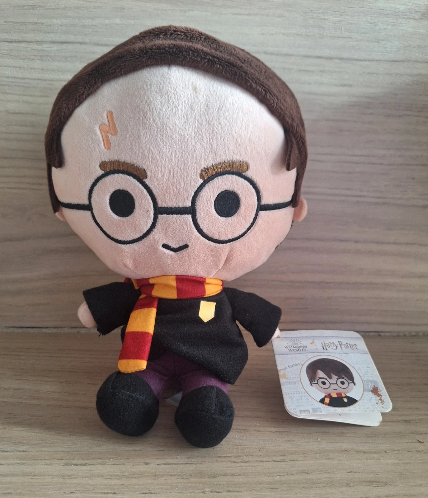 Peluche- harry potter - noir et marron - neuf - étiqueté