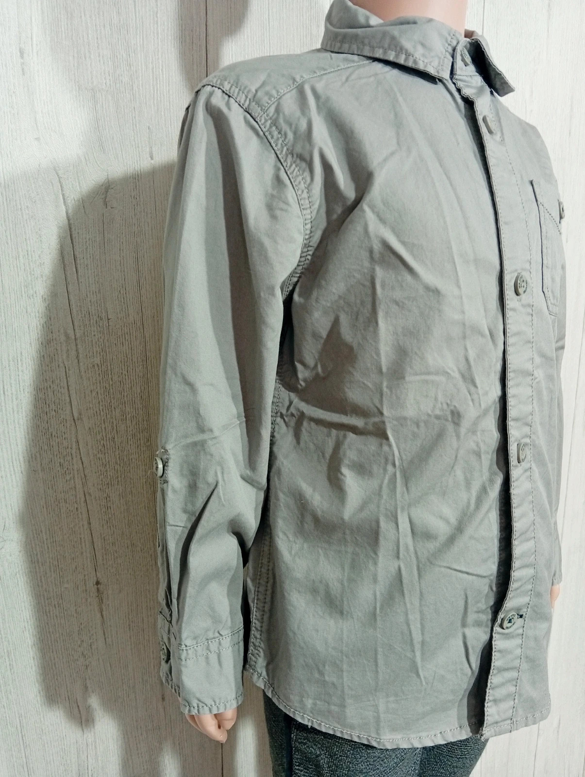Chemise garcon kiabi Taille 5 ans ( 108/113 cm) de couleur gris – Kiabi – taille 5 ans / 110 cm 4