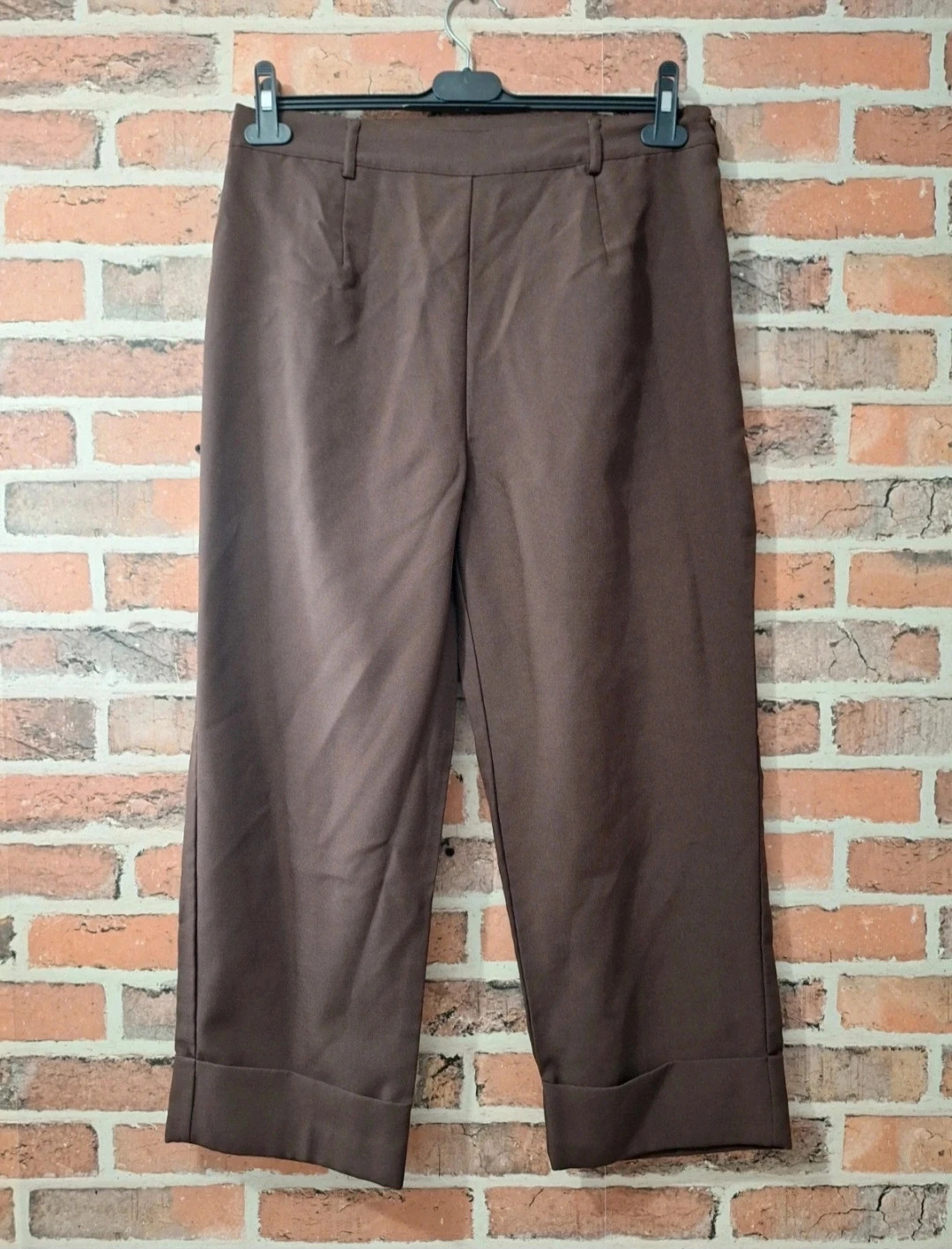Pantacourt femme - bleu bonheur - taille 46 - de couleur marron