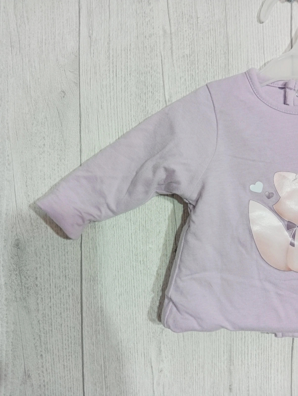 Pull fille de couleur lila taille 1 mois – Lila – taille 1-3 mois / 56 cm 3