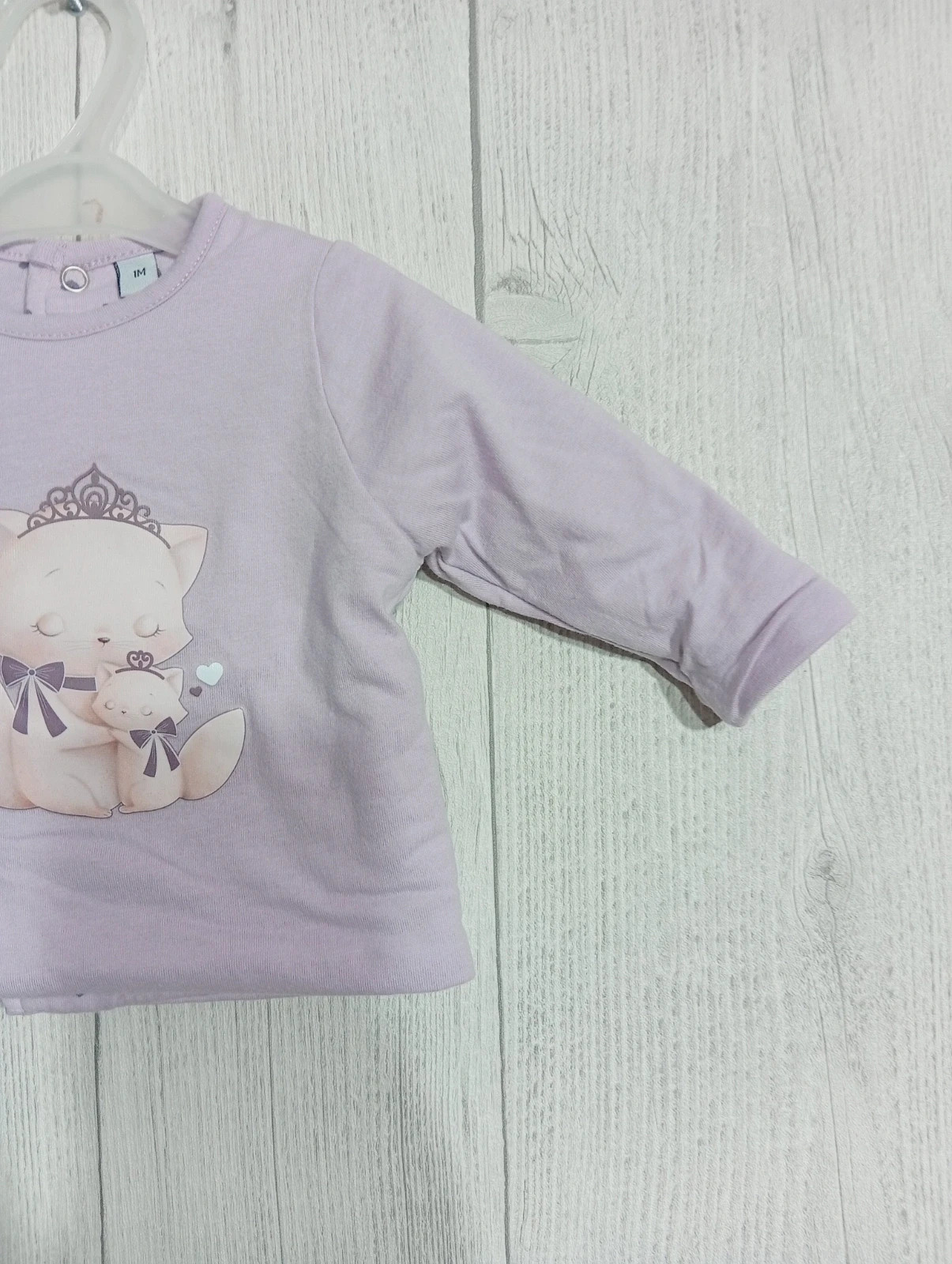 Pull fille de couleur lila taille 1 mois – Lila – taille 1-3 mois / 56 cm 4