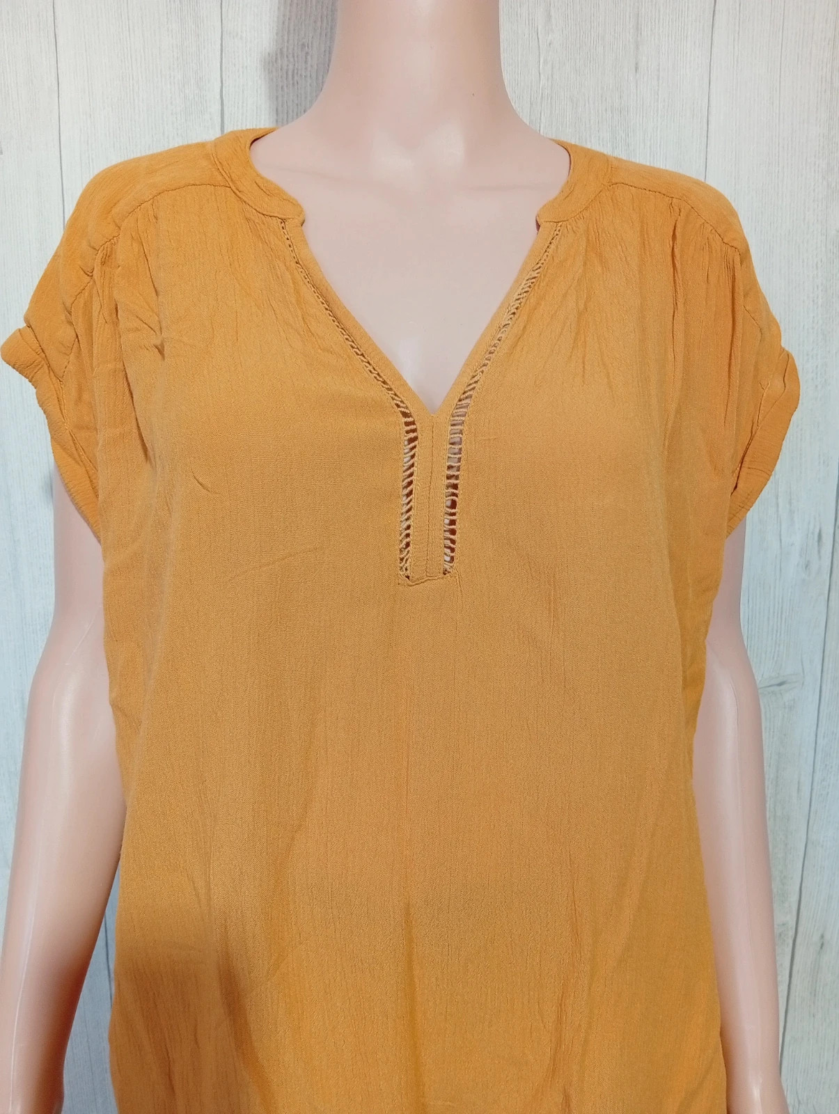 Blouse femme - la halle - Taille XXL/44 - de couleur moutarde – La Halle – taille XXL / 44 / 16 2