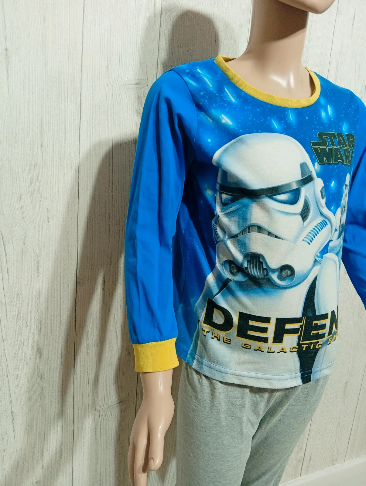 Pyjama 2 pièces garcon - star wars - taille 8 ans (128 cm) - de couleur gris bleu multicolore – Star Wars – taille 8 ans / 128 cm 3