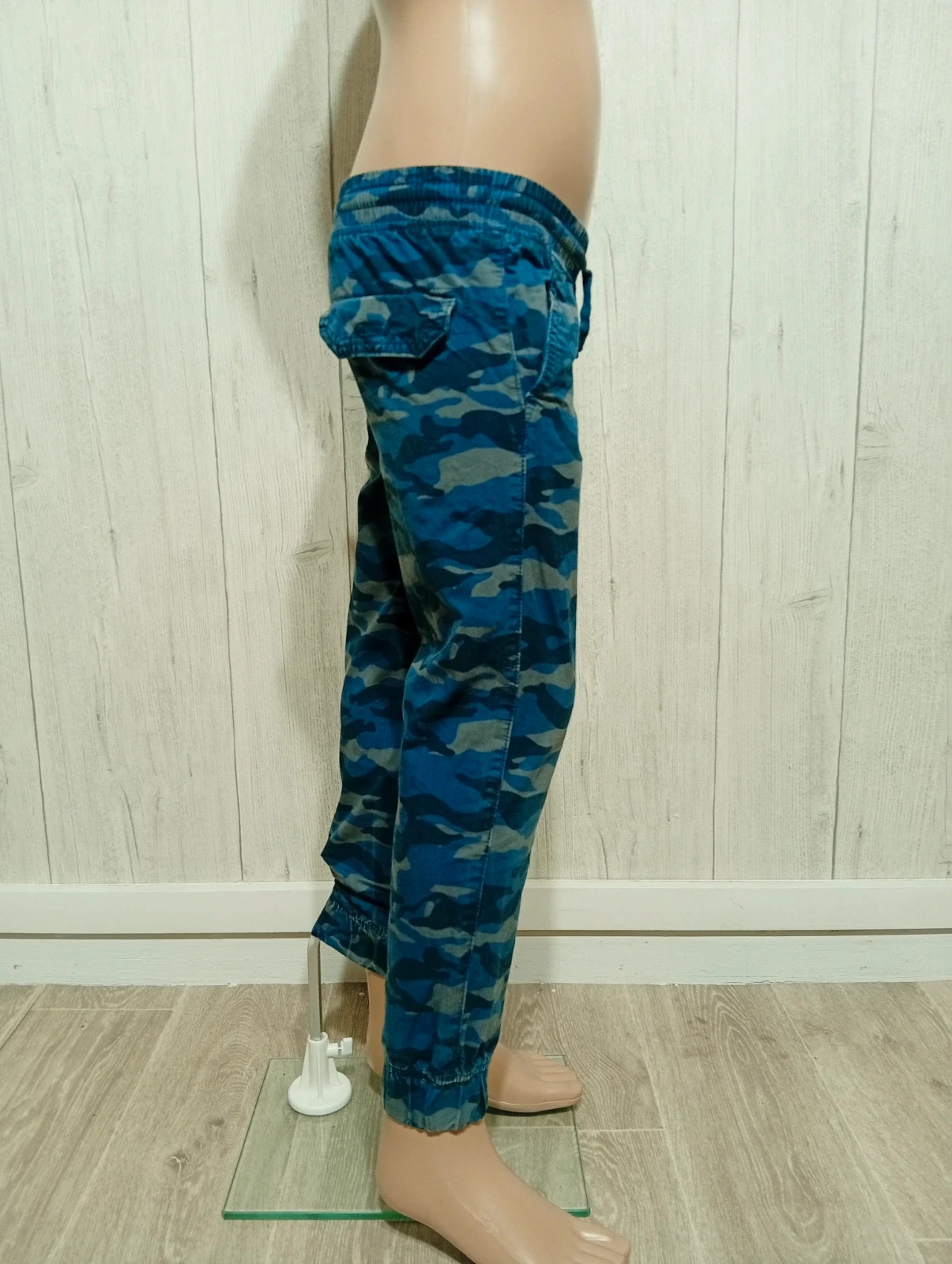 Pantalon garcon - Taille 7 ans (120/125cm) - kiabi - de couleur marine et gris – Kiabi – taille 7 ans / 122 cm 4