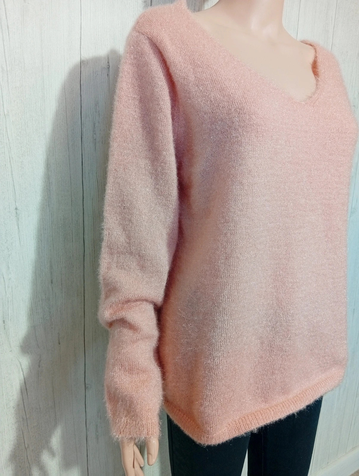Pull d'hiver femme - in extenso - taille XL/42 - de couleur rose – In Extenso – taille XL / 42 / 14 4