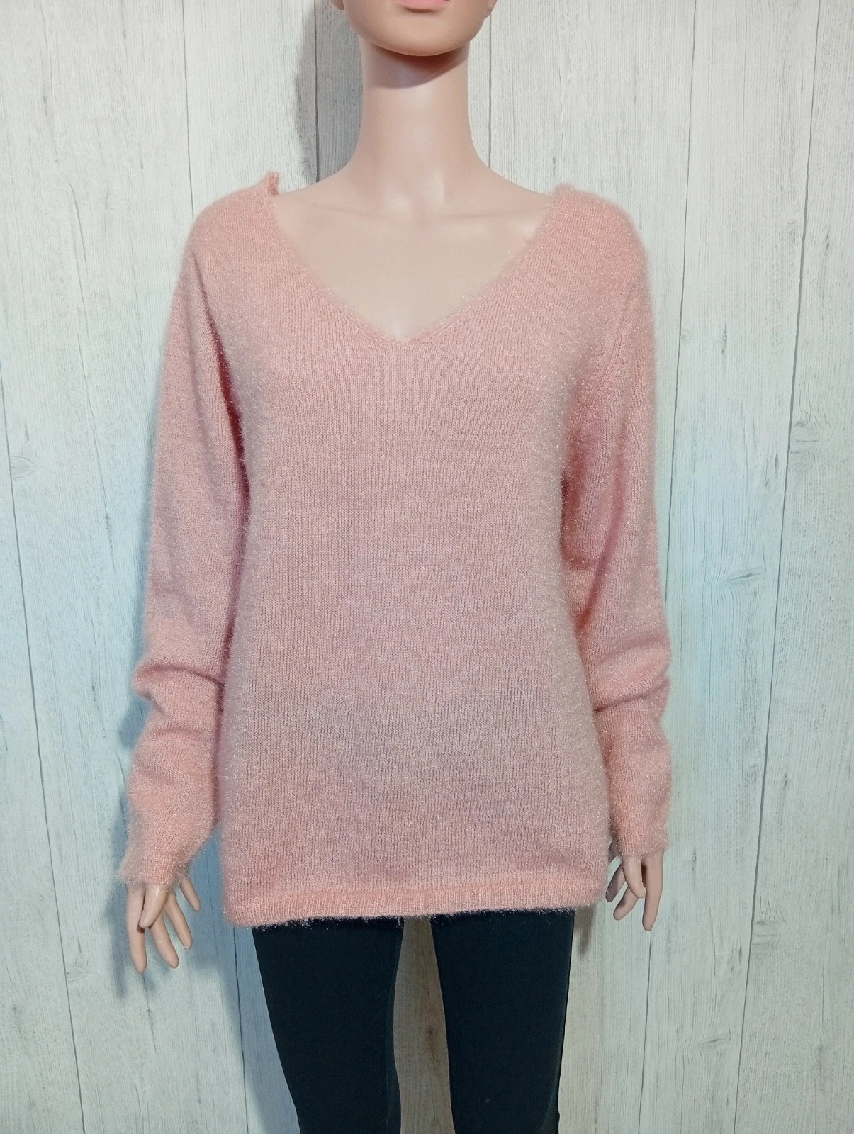 Pull d'hiver femme - in extenso - taille XL/42 - de couleur rose