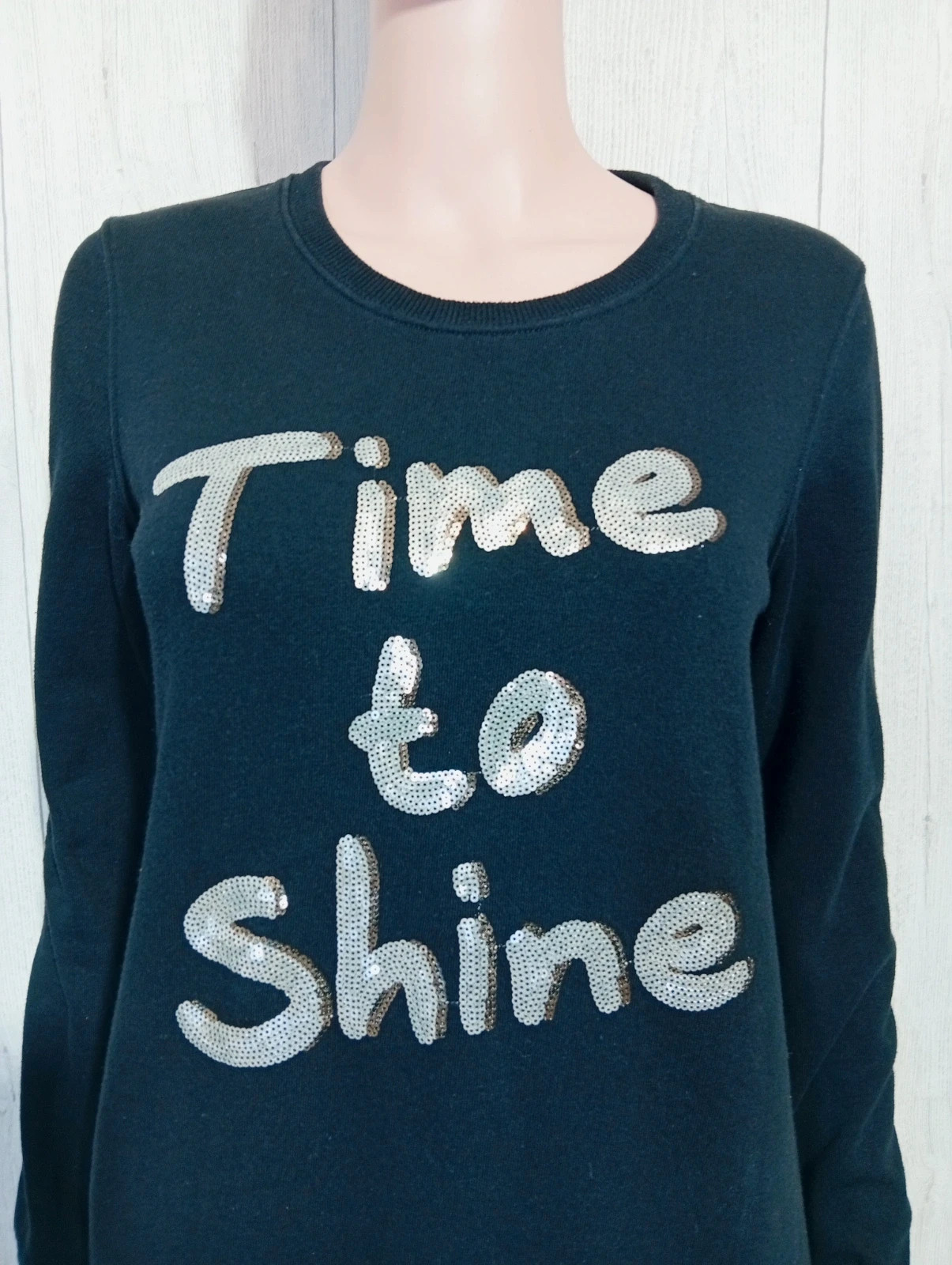 Pull femme - bizzbee - taille M/38 - de couleur noir et argente – Bizzbee – taille M / 38 / 10 2