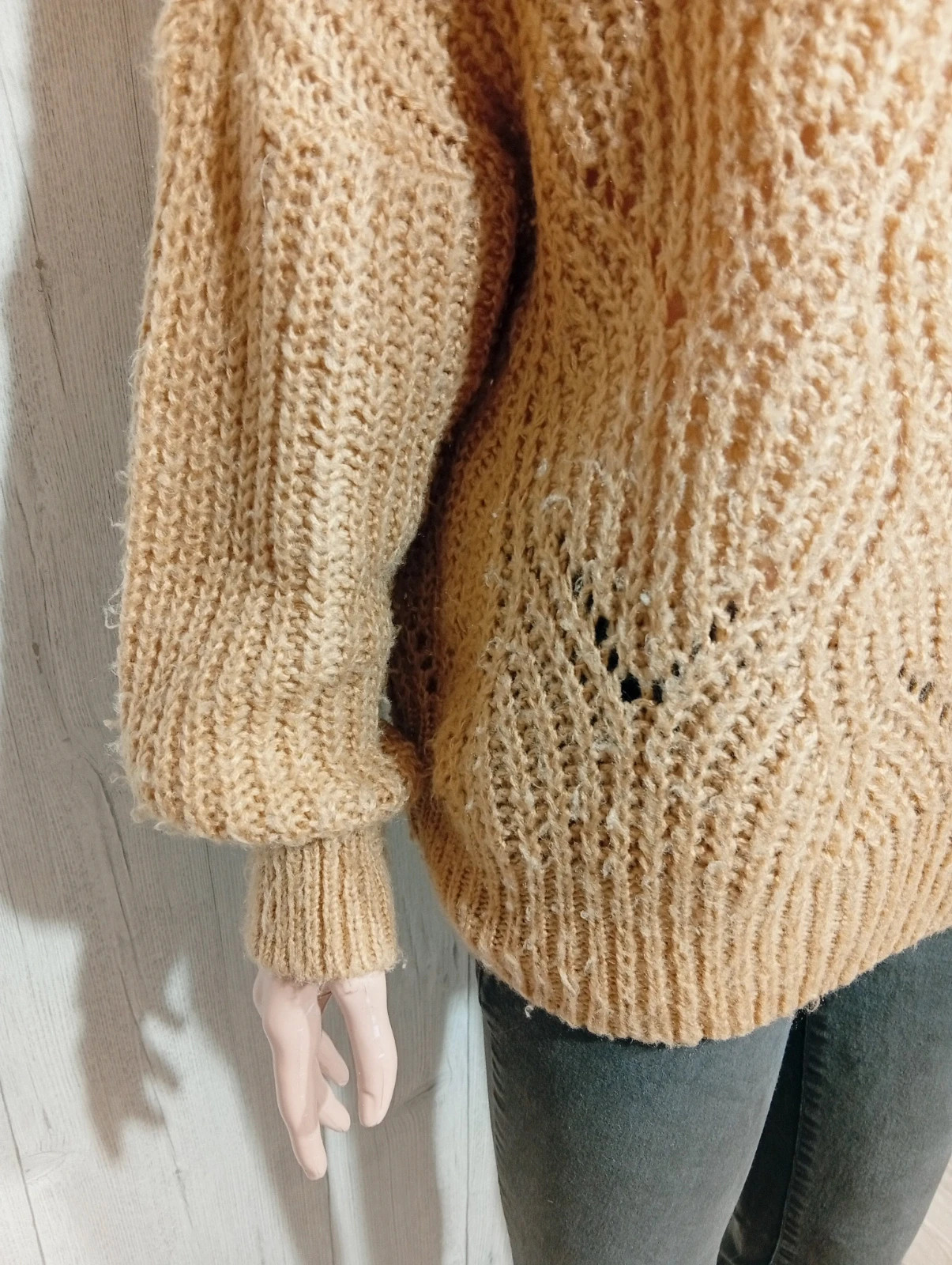 Pull femme millénium de couleur moutarde taille unique – Millenium – taille Taille unique 5