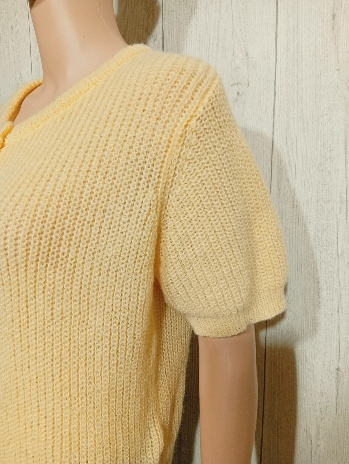 Cardigan d'hiver femme shein de couleur jaune taille S/36 – Shein – taille S / 36 / 8 5