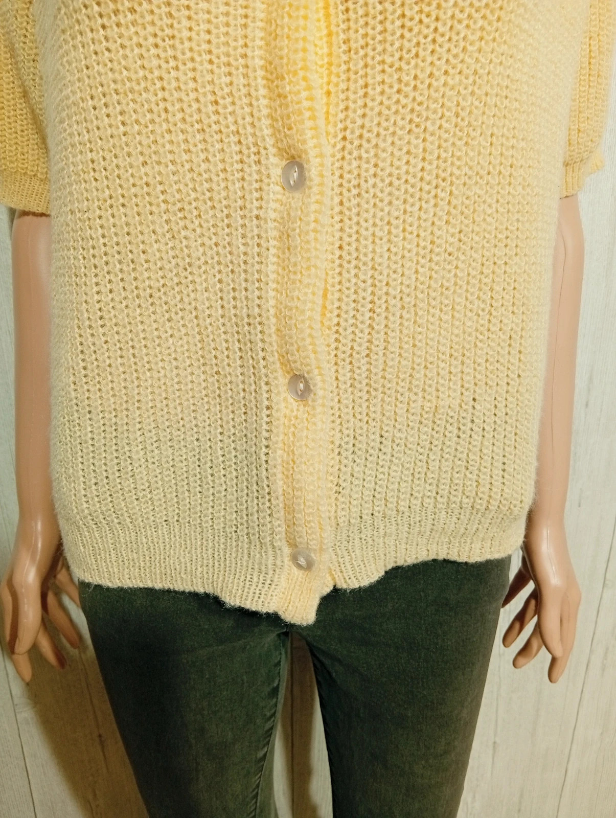 Cardigan d'hiver femme shein de couleur jaune taille S/36 – Shein – taille S / 36 / 8 3
