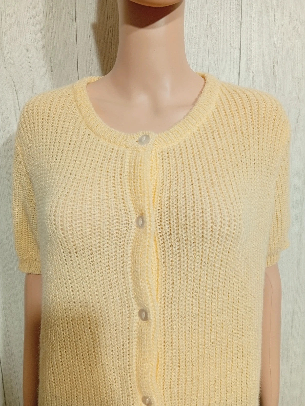 Cardigan d'hiver femme shein de couleur jaune taille S/36 – Shein – taille S / 36 / 8 2