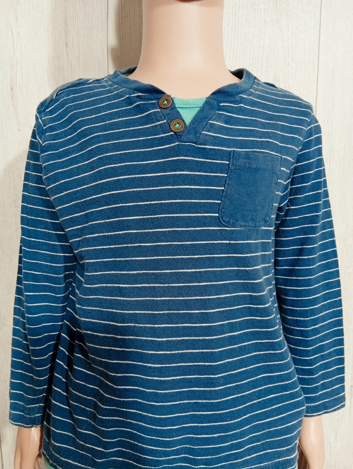 T shirt manche longue marine et blanc sergent major Taille 6 ans ( 134 cm) – Sergent Major – taille 6 ans / 116 cm 2