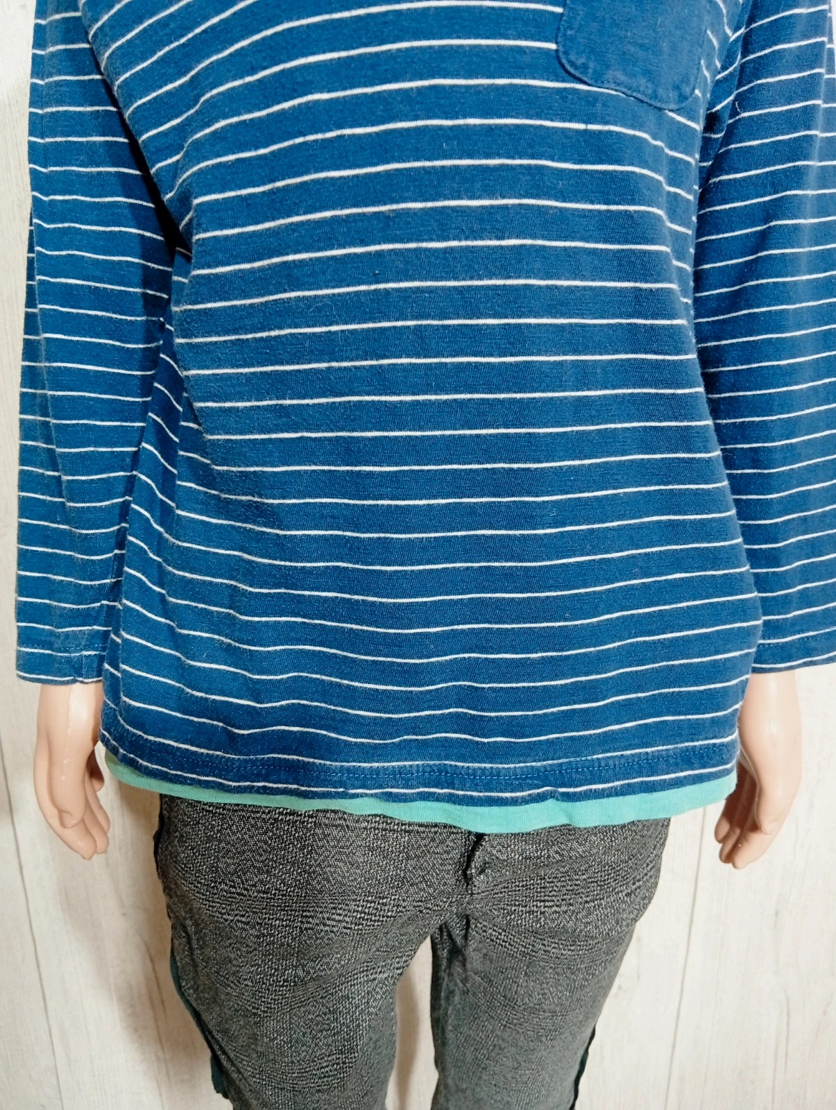 T shirt manche longue marine et blanc sergent major Taille 6 ans ( 134 cm) – Sergent Major – taille 6 ans / 116 cm 3