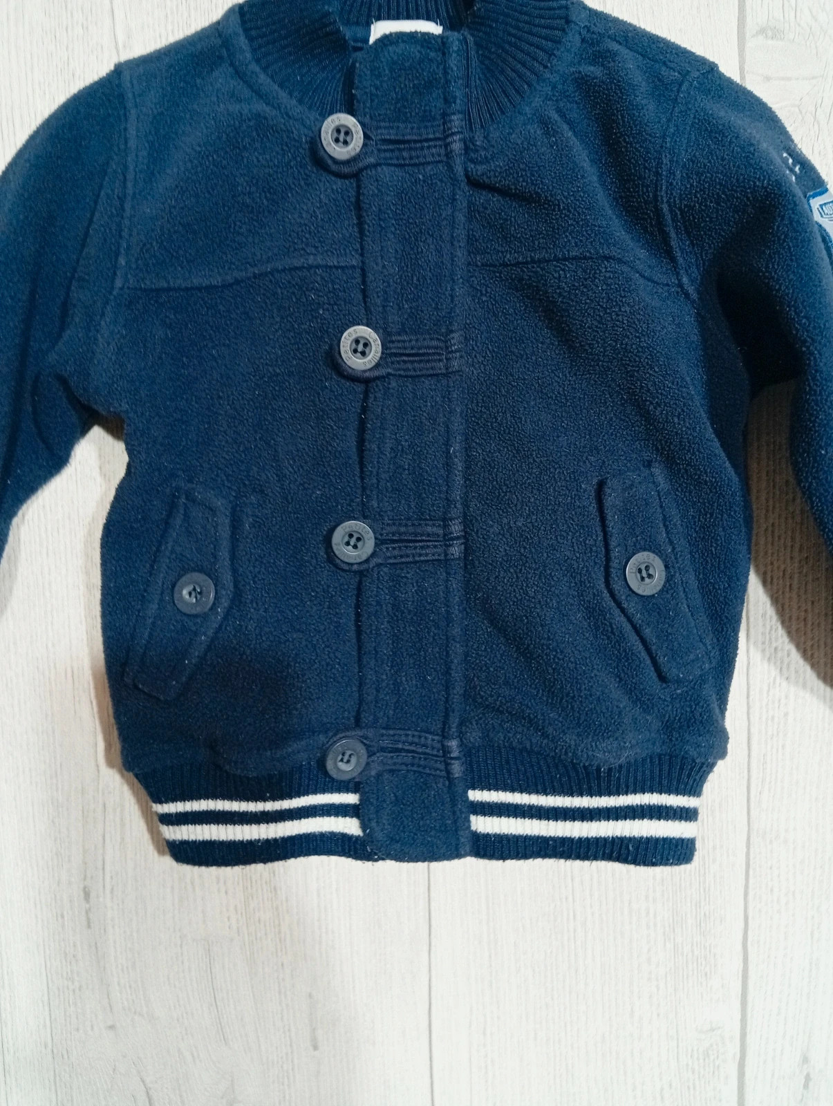 Blouson garcon couleur marine p'tites canailles taille 12 mois – P'tites Canailles – taille 12-18 mois / 80 cm 2
