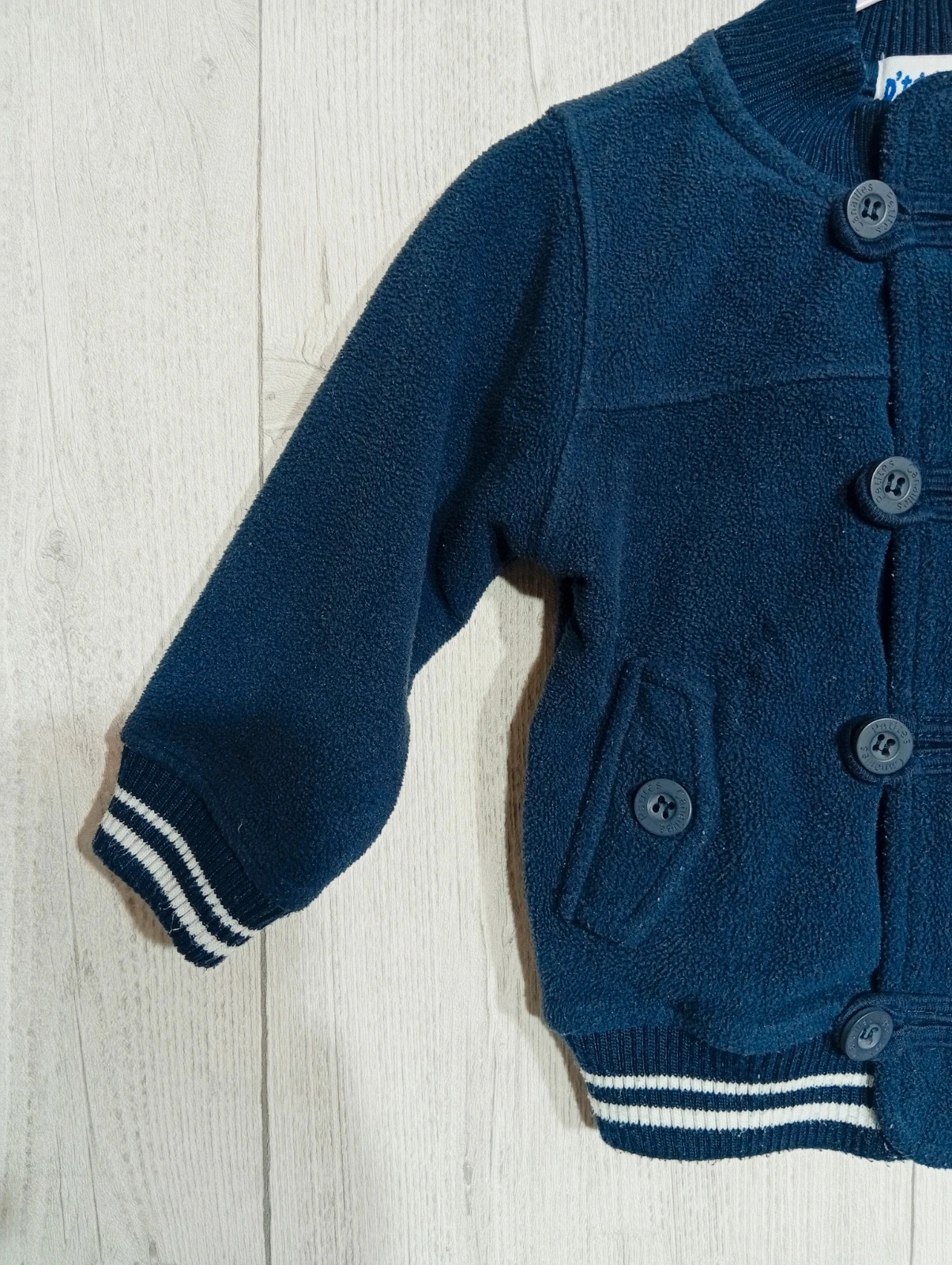 Blouson garcon couleur marine p'tites canailles taille 12 mois – P'tites Canailles – taille 12-18 mois / 80 cm 4