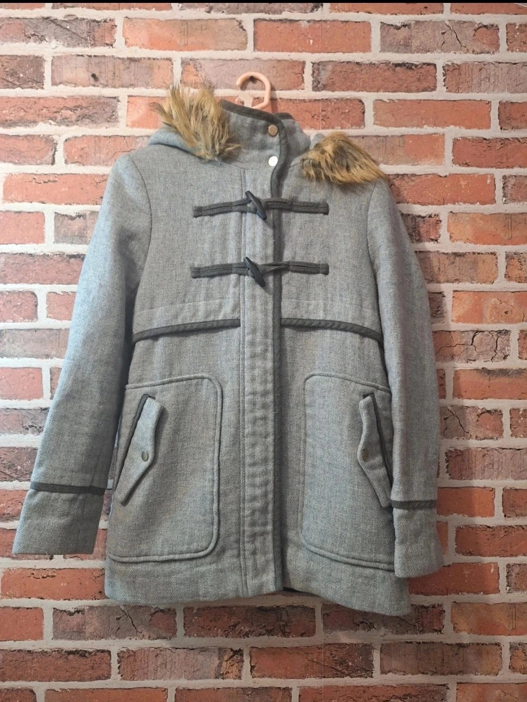Manteau fille etam taille S/36 de couleur gris