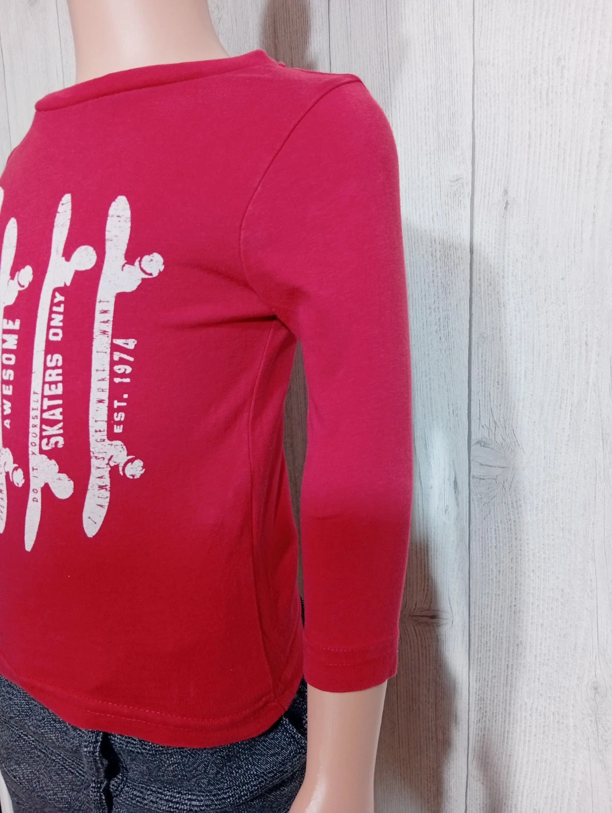 T shirt manche longue rouge et blanc tape à l'œil taille 2 ans (.86 cm) – Tape à l'œil – taille 18-24 mois / 86 cm 5