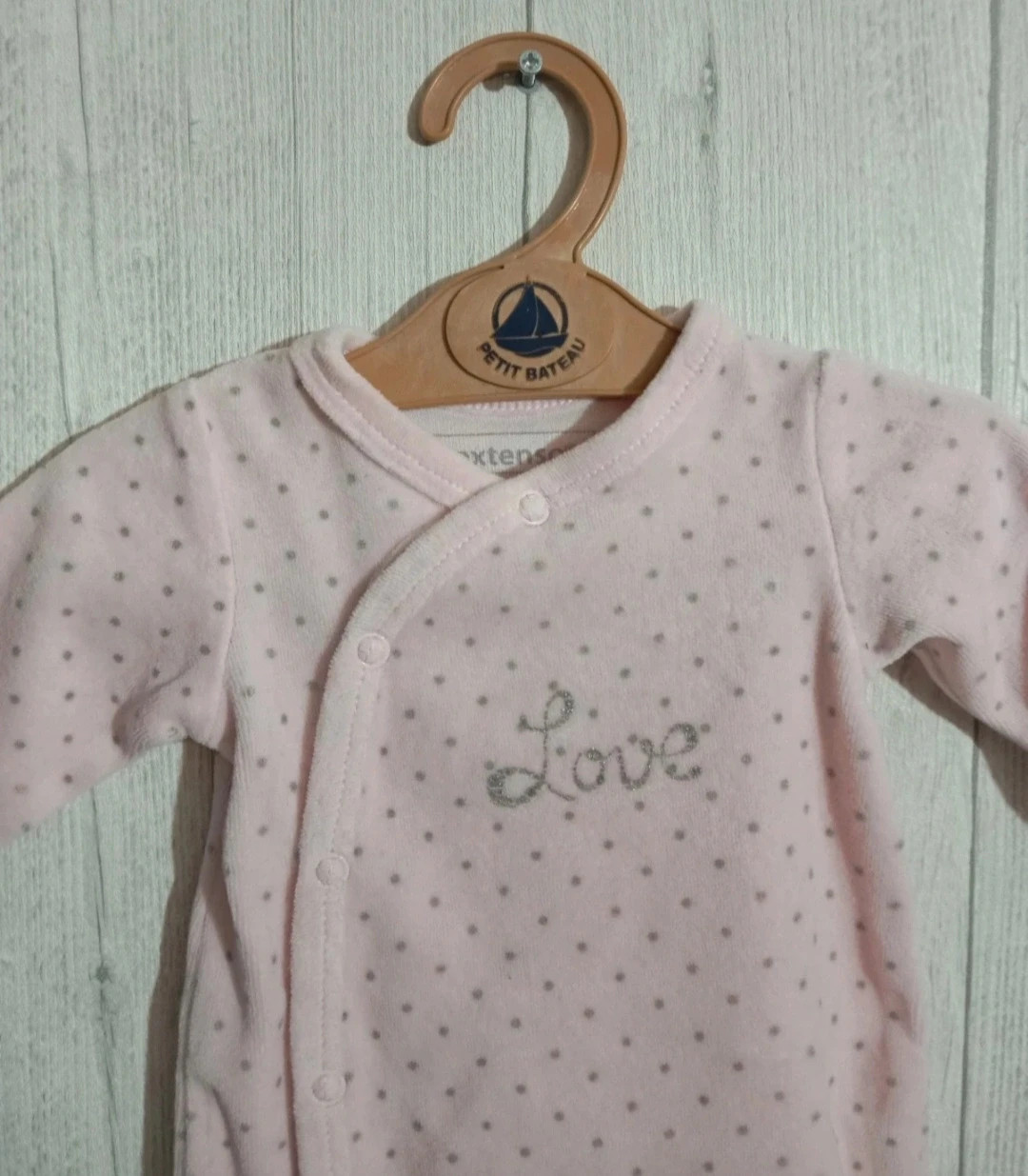Pyjama fille in extenso Taille naissance 50 cm – In Extenso – taille Jusqu'à 1 mois / 50 cm 2