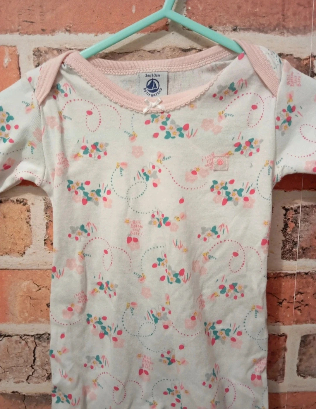 Pyjama 1 piece fille petit bateau taille 3 mois – Petit Bateau – taille 3-6 mois / 62 cm 2