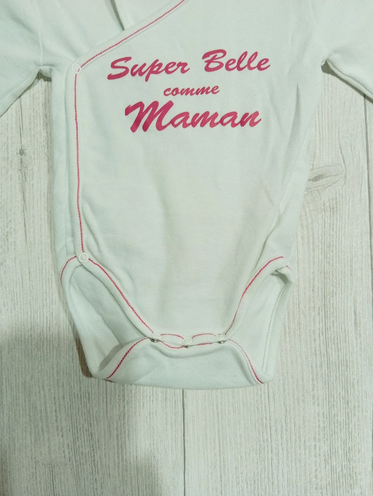 Bodies fille tissaia taille 1 mois – Tissaia – taille 1-3 mois / 56 cm 3
