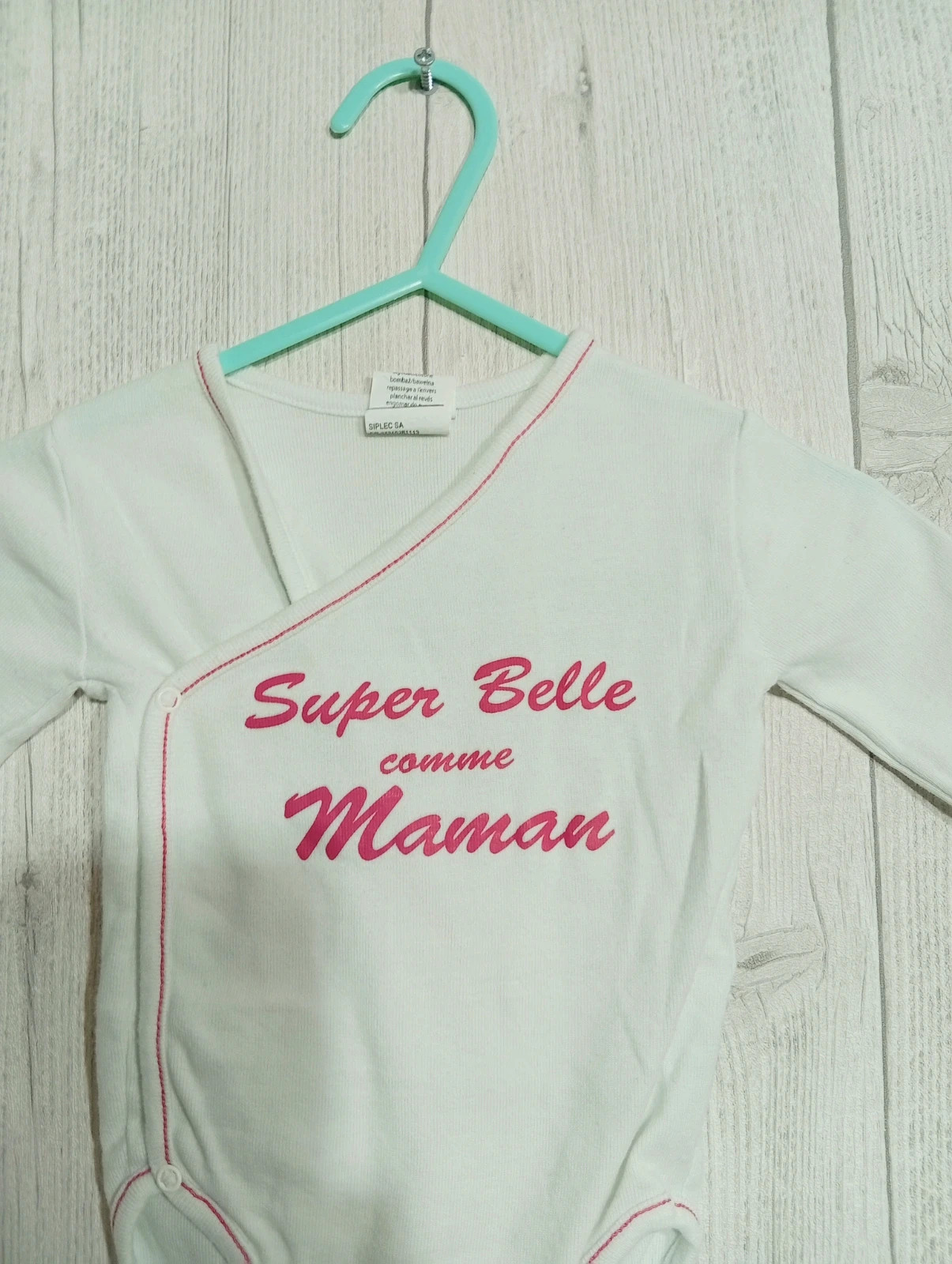 Bodies fille tissaia taille 1 mois – Tissaia – taille 1-3 mois / 56 cm 2