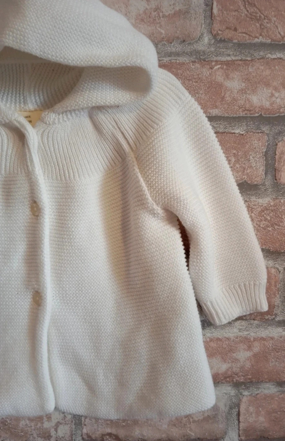 Manteau fille blanc Taille naissance – taille Jusqu'à 1 mois / 50 cm 5
