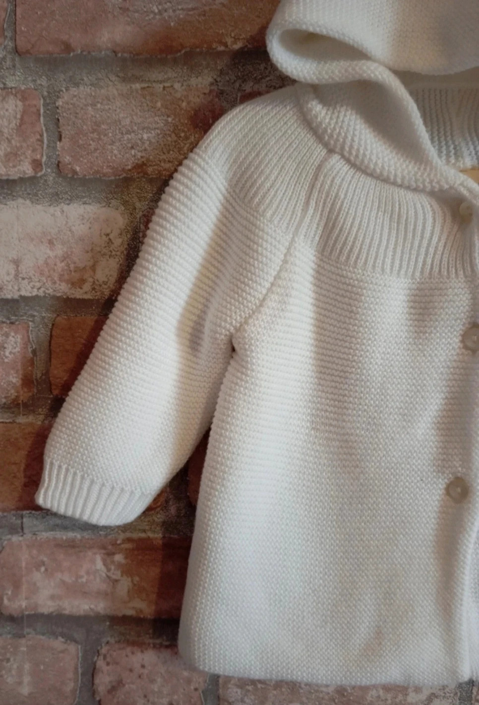 Manteau fille blanc Taille naissance – taille Jusqu'à 1 mois / 50 cm 4