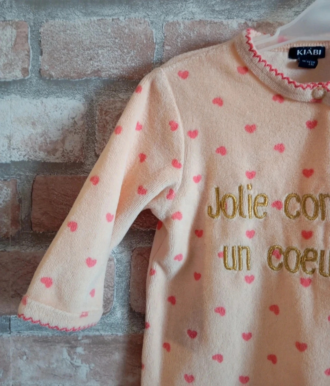 Pyjama 1 piece fille kiabi Taille 3 mois – Kiabi – taille 1-3 mois / 56 cm 4
