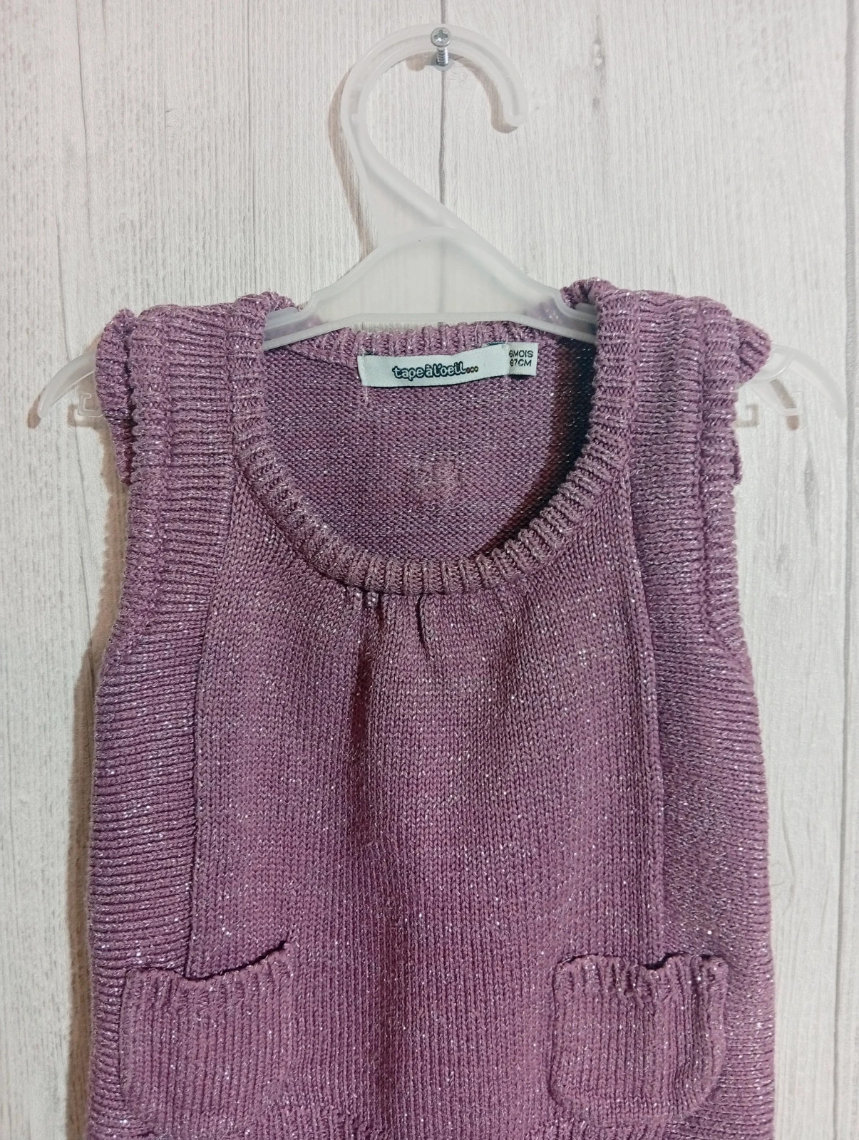 Haut polaire fille tape à l'oeil taille 6 mois – Tape à l'œil – taille 6-9 mois / 68 cm 2